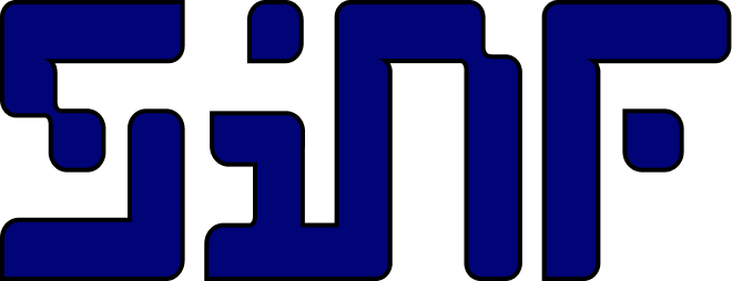 Stylized SINF logo
